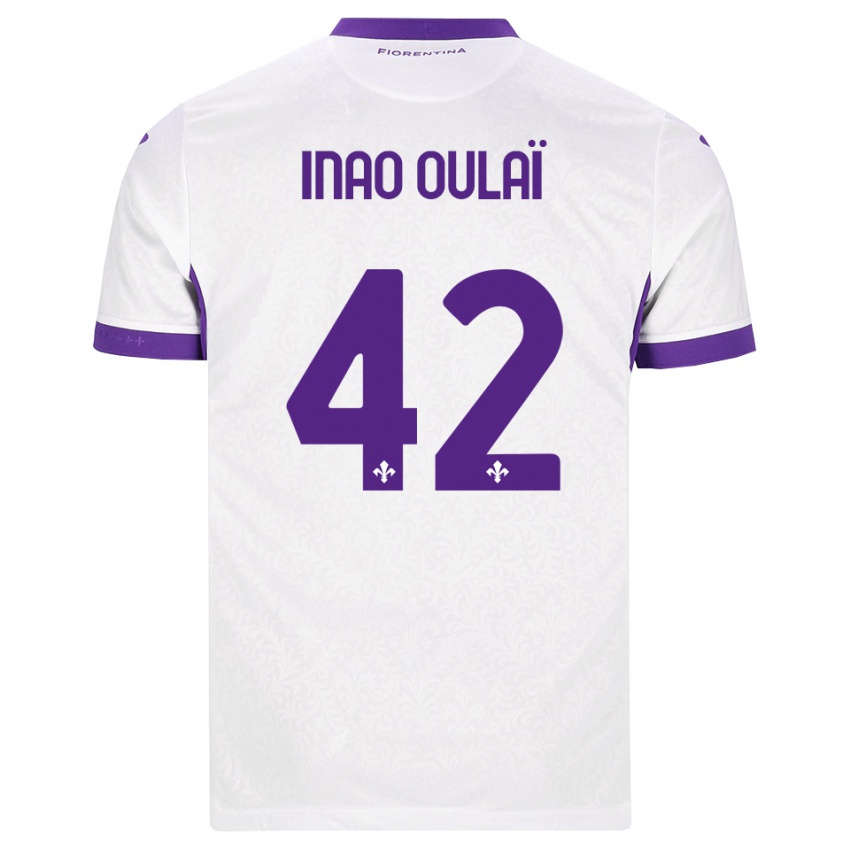 נשים Christ Inao Oulaï #42 לבן סגול הרחק ג'רזי 2026/27 חולצה קצרה