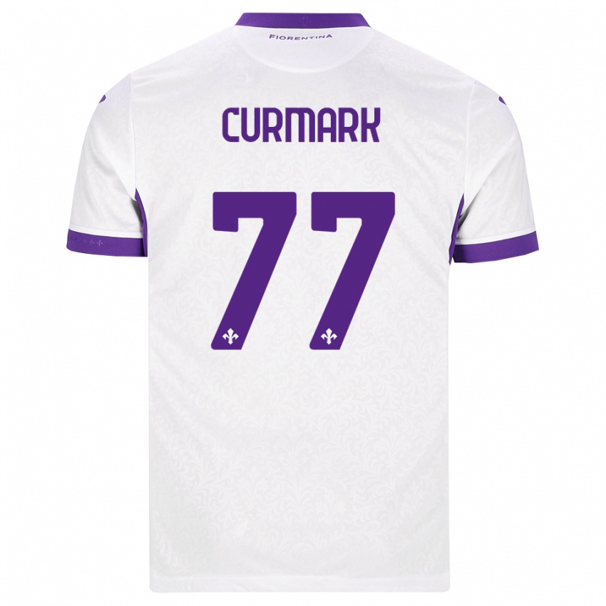 נשים Filippa Curmark #77 לבן סגול הרחק ג'רזי 2026/27 חולצה קצרה