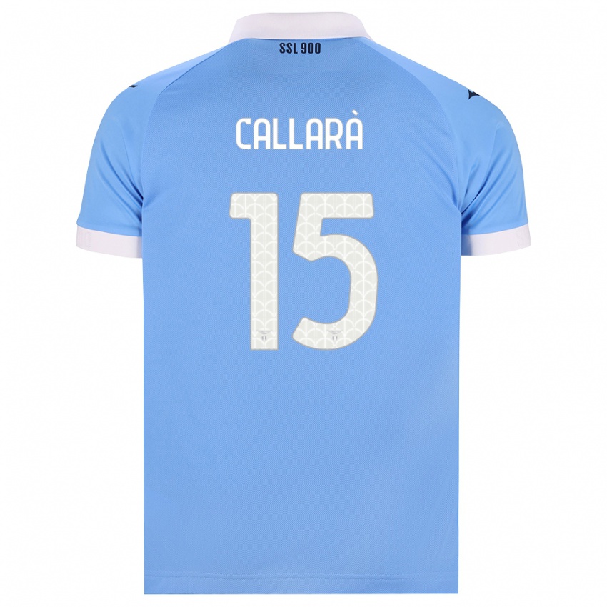 ילדים Nicholas Callarà #15 כחול שמיים שחור לבן ג'רזי ביתית 2026/27 חולצה קצרה