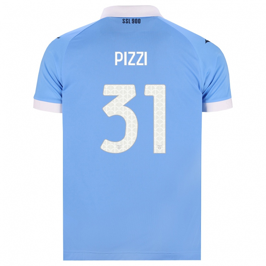 ילדים Giorgia Pizzi #31 כחול שמיים שחור לבן ג'רזי ביתית 2026/27 חולצה קצרה