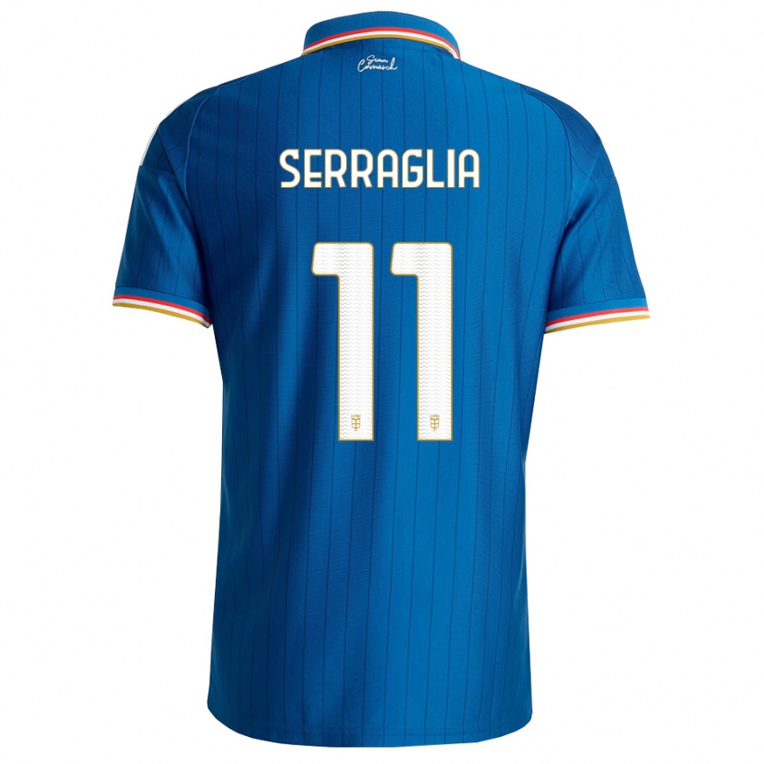 ילדים Lucas Serraglia #11 כחול לבן אדום ג'רזי ביתית 2026/27 חולצה קצרה