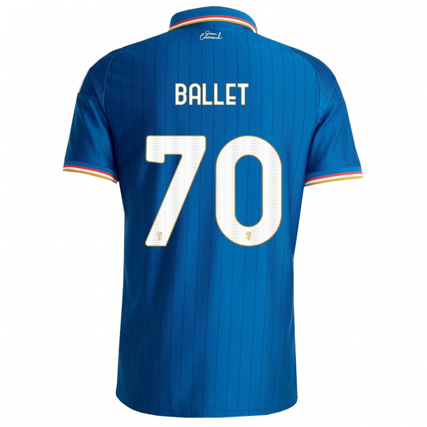 ילדים Samuel Ballet #70 כחול לבן אדום ג'רזי ביתית 2026/27 חולצה קצרה