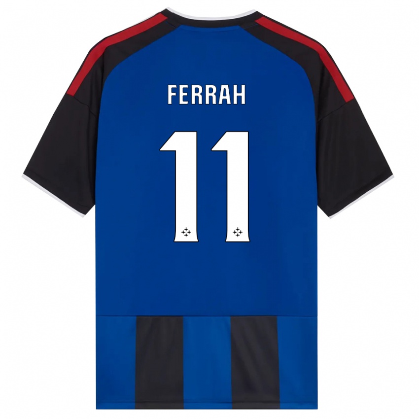 ילדים Ichem Ferrah #11 כחול שחור אדום לבן ג'רזי ביתית 2026/27 חולצה קצרה
