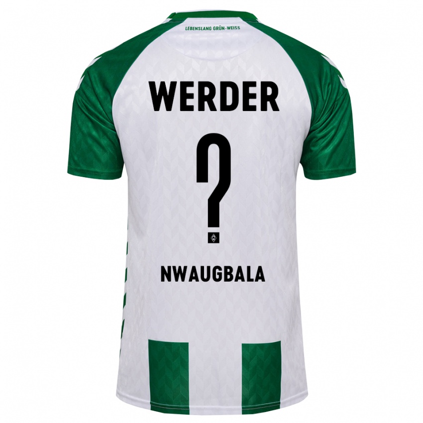 ילדים Kevin Nwaugbala #0 ירוק לבן ג'רזי ביתית 2026/27 חולצה קצרה