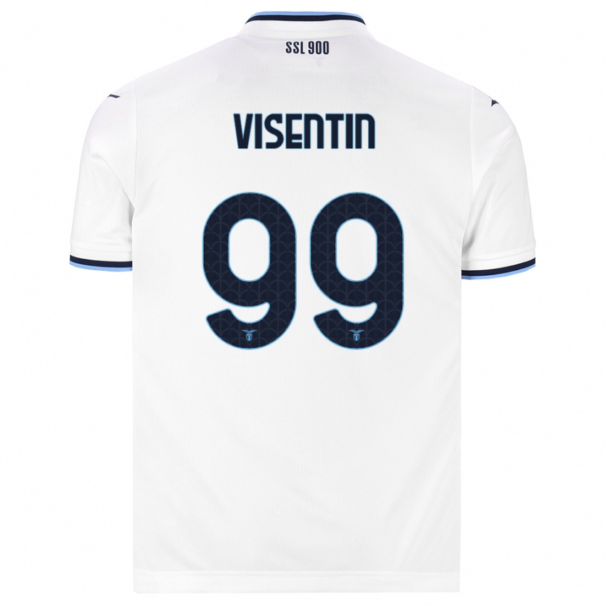 ילדים נואמי ויסנטין #99 לבן כחול כהה הרחק ג'רזי 2026/27 חולצה קצרה