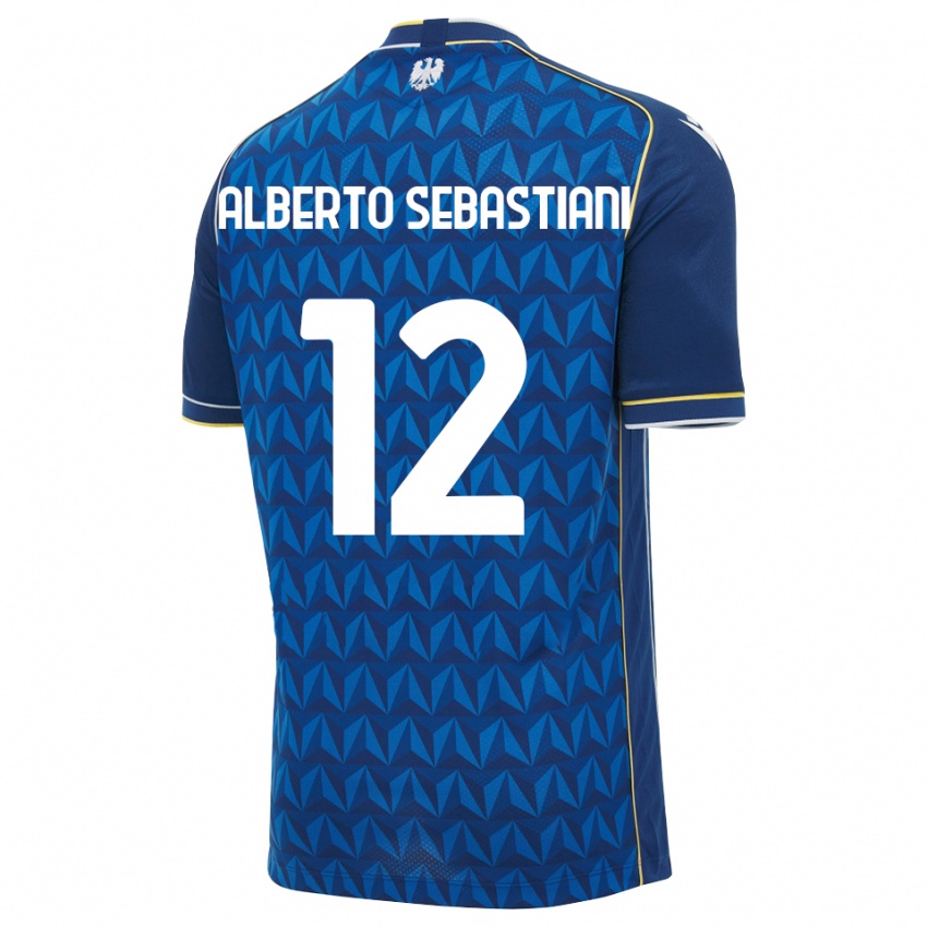 ילדים José Alberto Sebastiani #12 כחול מלכותי כחול הרחק ג'רזי 2026/27 חולצה קצרה