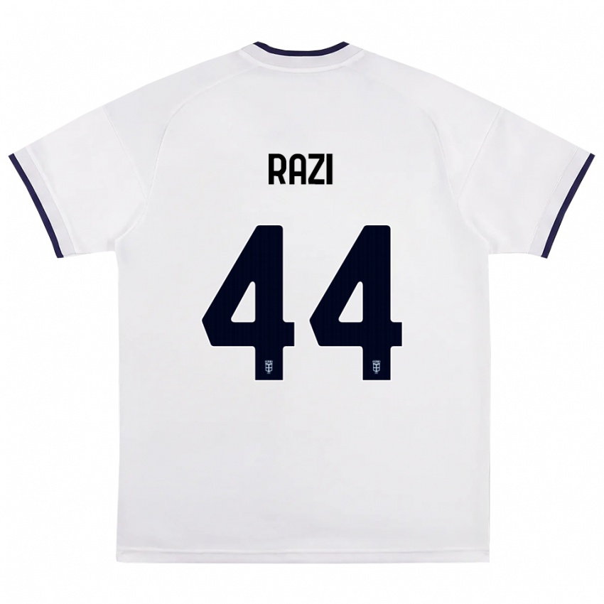 ילדים נאג' ראזי #44 לבן אדום כחול מלכותי הרחק ג'רזי 2026/27 חולצה קצרה