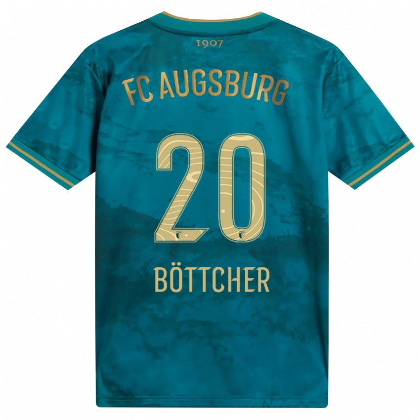 ילדים Antonia Böttcher #20 ירוק חום הרחק ג'רזי 2026/27 חולצה קצרה