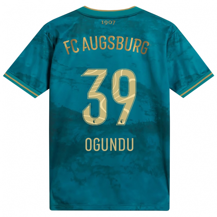 ילדים אוצ'נה אוגונדוOgundu #39 ירוק חום הרחק ג'רזי 2026/27 חולצה קצרה