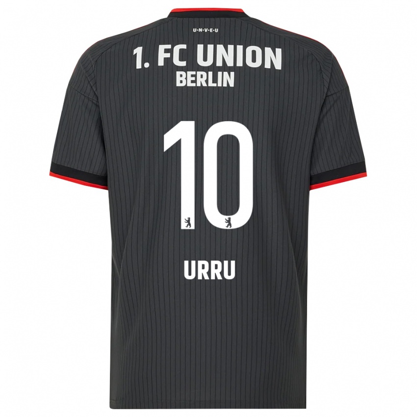 ילדים Noah Urru #10 שחור לבן אדום הרחק ג'רזי 2026/27 חולצה קצרה