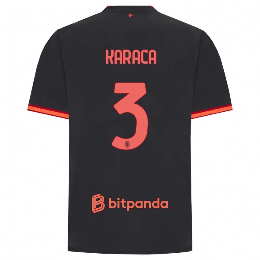 ילדים ברקאי קראג׳ה #3 שחור אדום ג'רזי קיט שלישי 2026/27 חולצה קצרה