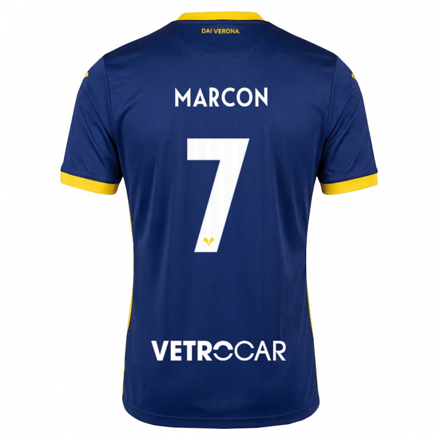 גברים Gabriel Marcon #7 כחול מלכותי צהוב לבן ג'רזי ביתית 2026/27 חולצה קצרה