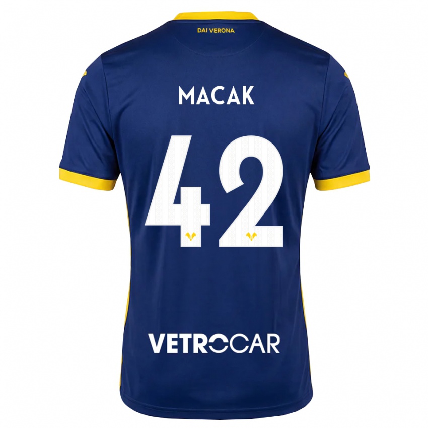 גברים Tian Macak #42 כחול מלכותי צהוב לבן ג'רזי ביתית 2026/27 חולצה קצרה
