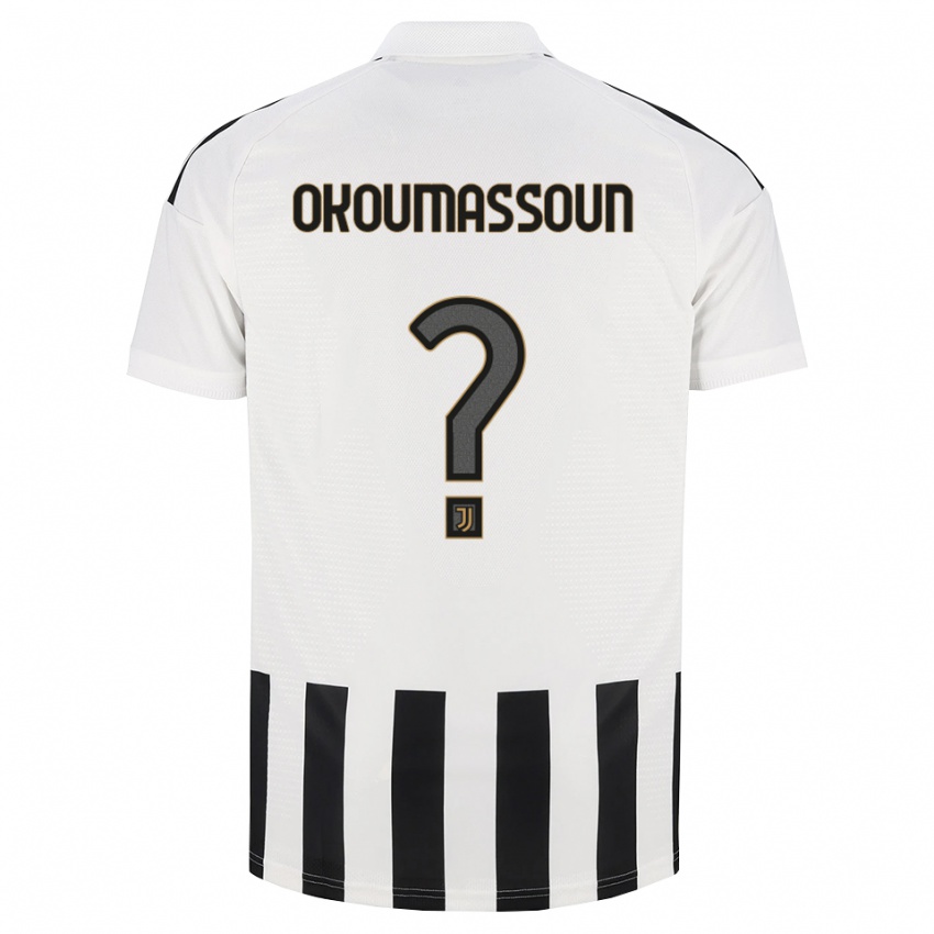 גברים Ismaele Okoumassoun #0 שחור לבן חום ג'רזי ביתית 2026/27 חולצה קצרה
