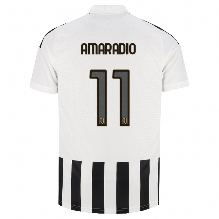 גברים Luca Amaradio #11 שחור לבן חום ג'רזי ביתית 2026/27 חולצה קצרה