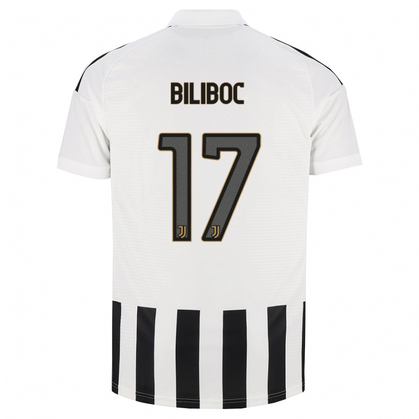 גברים Lorenzo Biliboc #17 שחור לבן חום ג'רזי ביתית 2026/27 חולצה קצרה