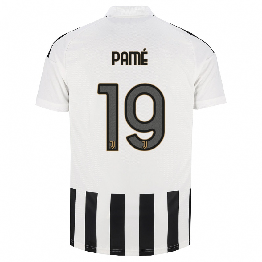 גברים Mamadou Pamé #19 שחור לבן חום ג'רזי ביתית 2026/27 חולצה קצרה