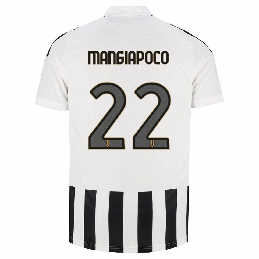 גברים Stefano Mangiapoco #22 שחור לבן חום ג'רזי ביתית 2026/27 חולצה קצרה