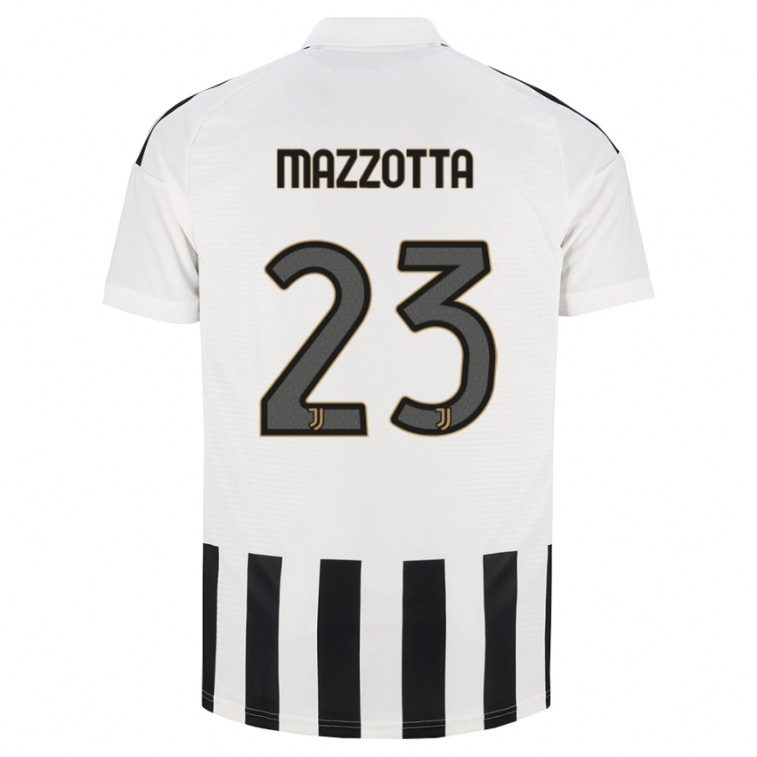 גברים Raphael Mazzotta #23 שחור לבן חום ג'רזי ביתית 2026/27 חולצה קצרה