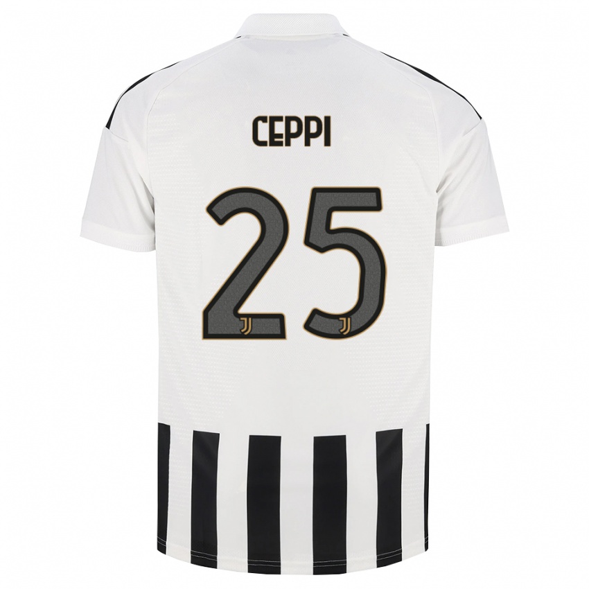 גברים Paolo Ceppi #25 שחור לבן חום ג'רזי ביתית 2026/27 חולצה קצרה