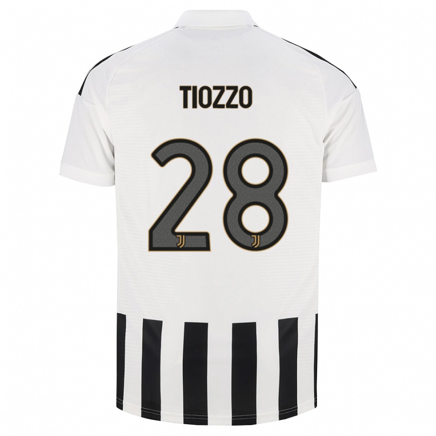 גברים Marco Tiozzo #28 שחור לבן חום ג'רזי ביתית 2026/27 חולצה קצרה
