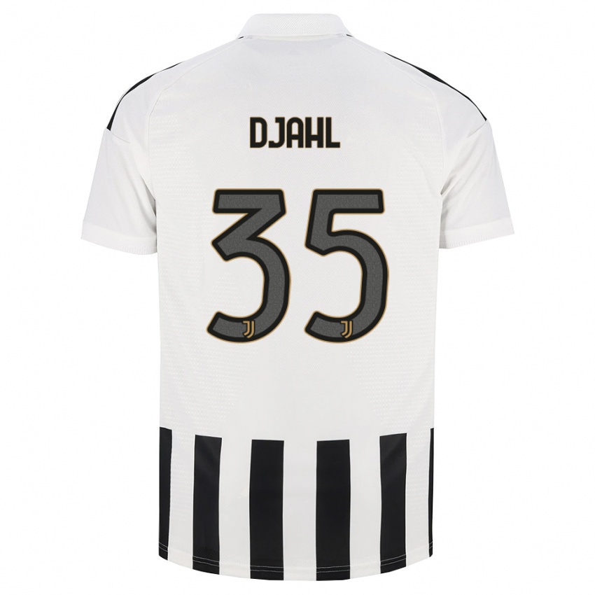 גברים Rayan Djahl #35 שחור לבן חום ג'רזי ביתית 2026/27 חולצה קצרה