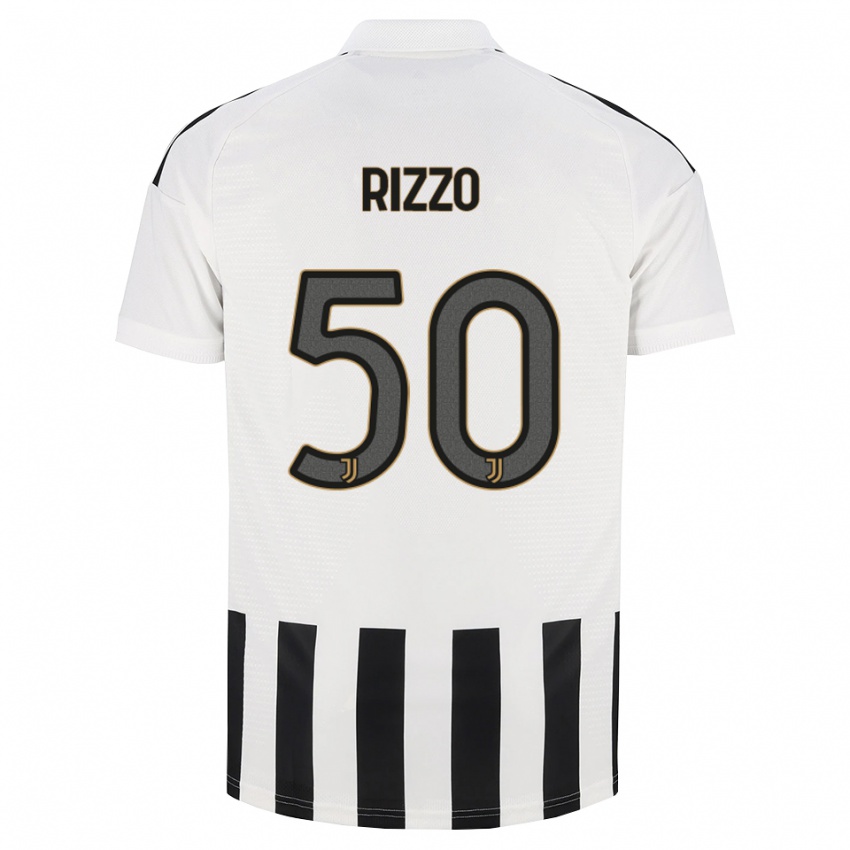 גברים Niccolò Rizzo #50 שחור לבן חום ג'רזי ביתית 2026/27 חולצה קצרה
