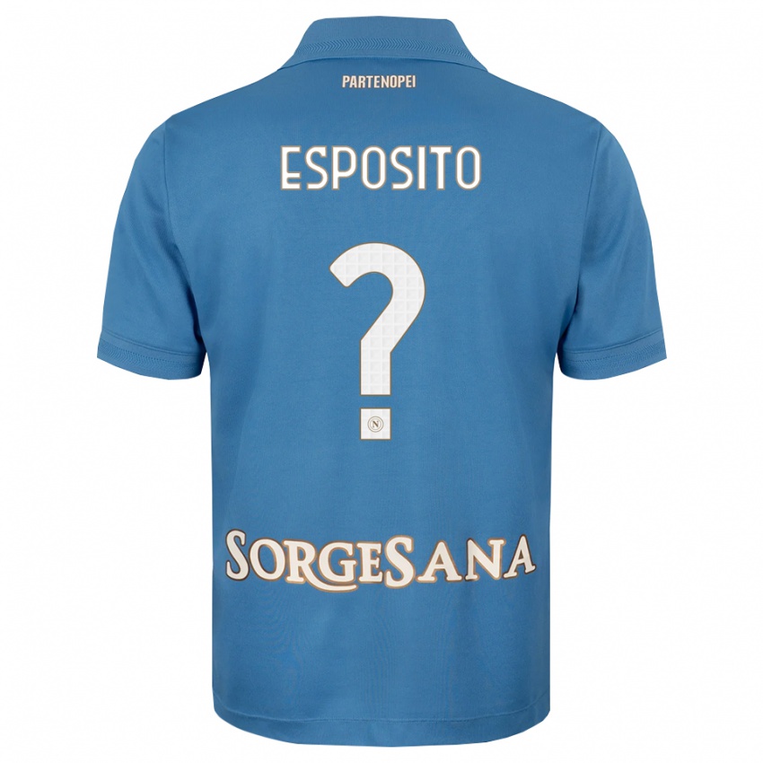 גברים Mattia Esposito #0 כחול ערפיח לבן ג'רזי ביתית 2026/27 חולצה קצרה