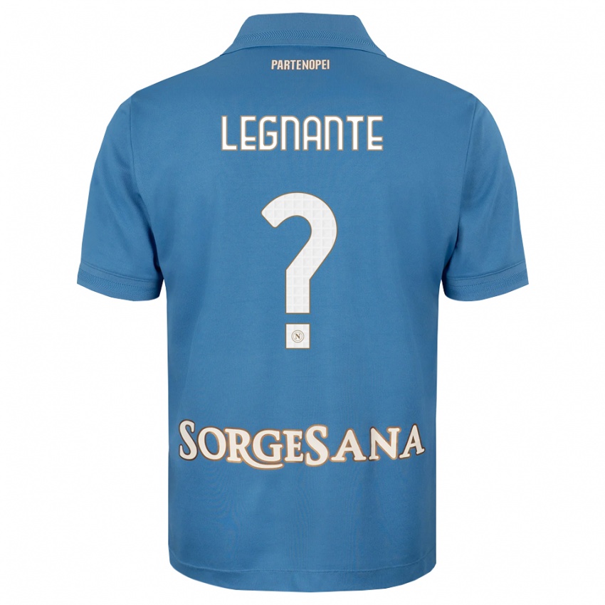 גברים Manuel Legnante #0 כחול ערפיח לבן ג'רזי ביתית 2026/27 חולצה קצרה