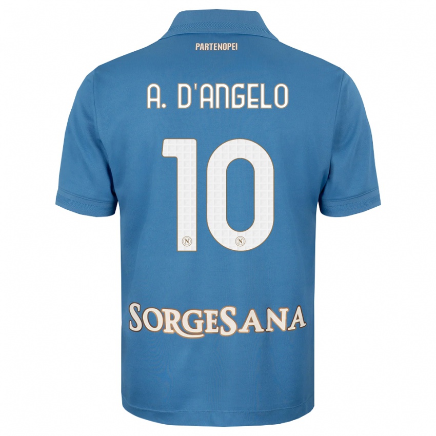גברים Adrian D'angelo #10 כחול ערפיח לבן ג'רזי ביתית 2026/27 חולצה קצרה