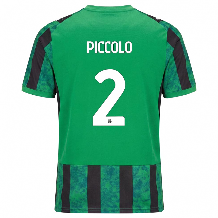 גברים Peter Piccolo #2 ירוק שחור לבן ג'רזי ביתית 2026/27 חולצה קצרה