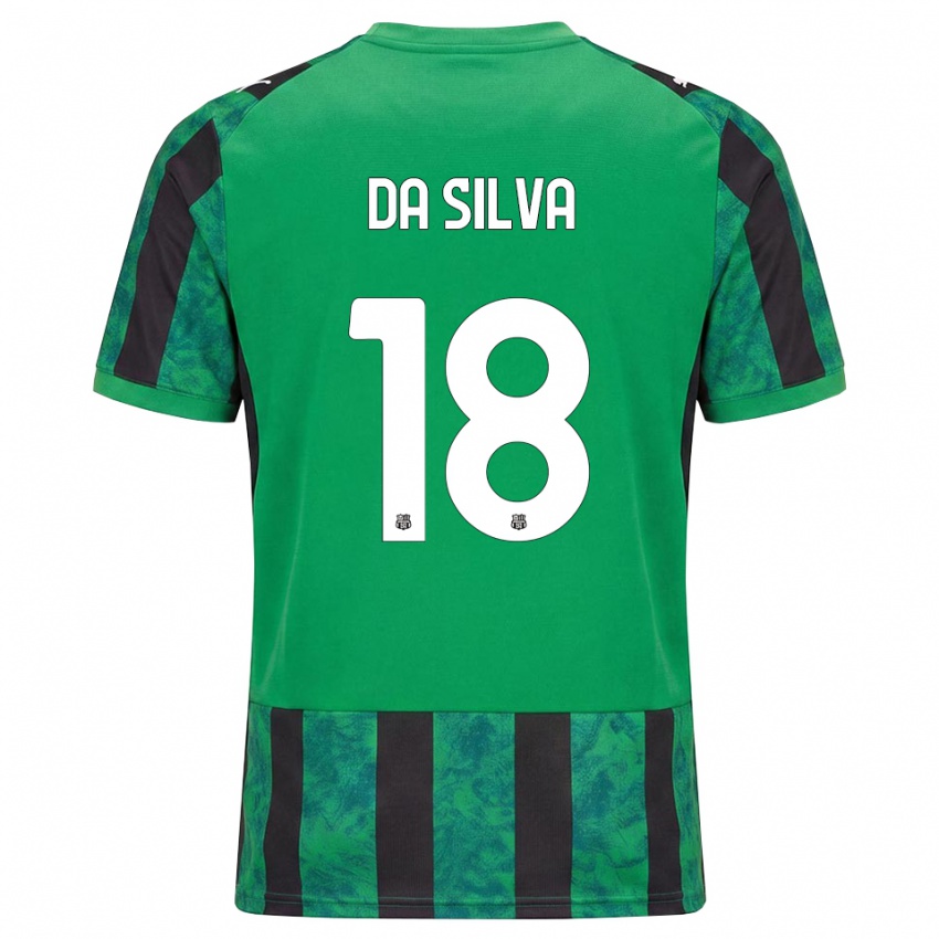 גברים Ivan Da Silva #18 ירוק שחור לבן ג'רזי ביתית 2026/27 חולצה קצרה