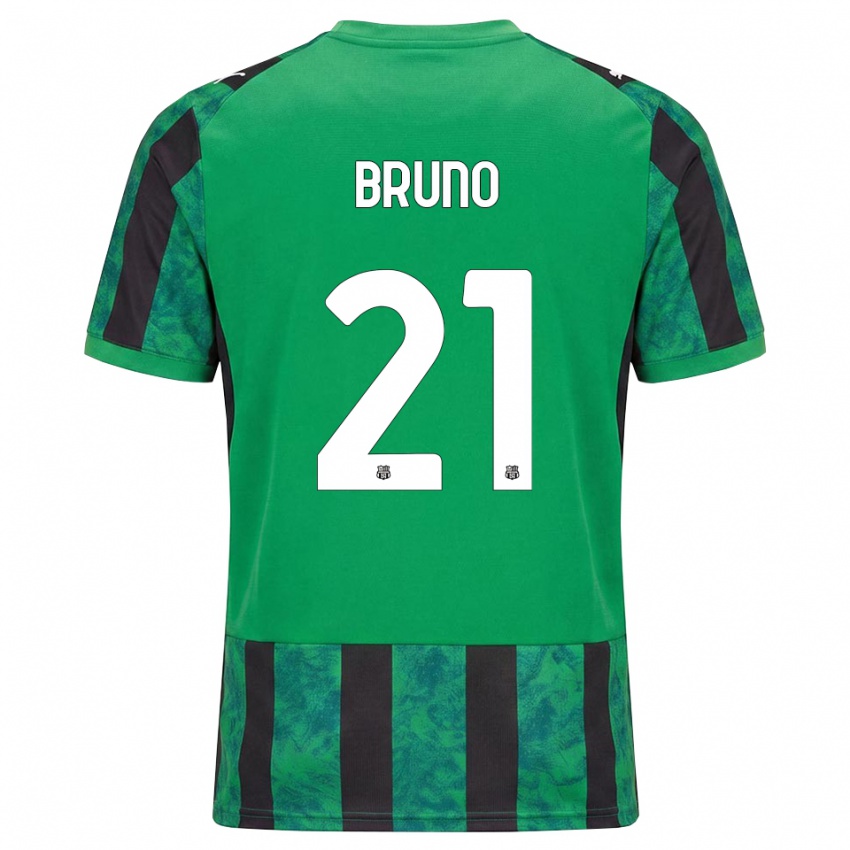 גברים Kevin Bruno #21 ירוק שחור לבן ג'רזי ביתית 2026/27 חולצה קצרה