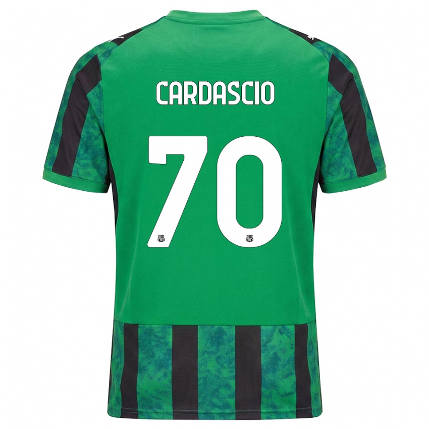 גברים Alessandro Cardascio #70 ירוק שחור לבן ג'רזי ביתית 2026/27 חולצה קצרה