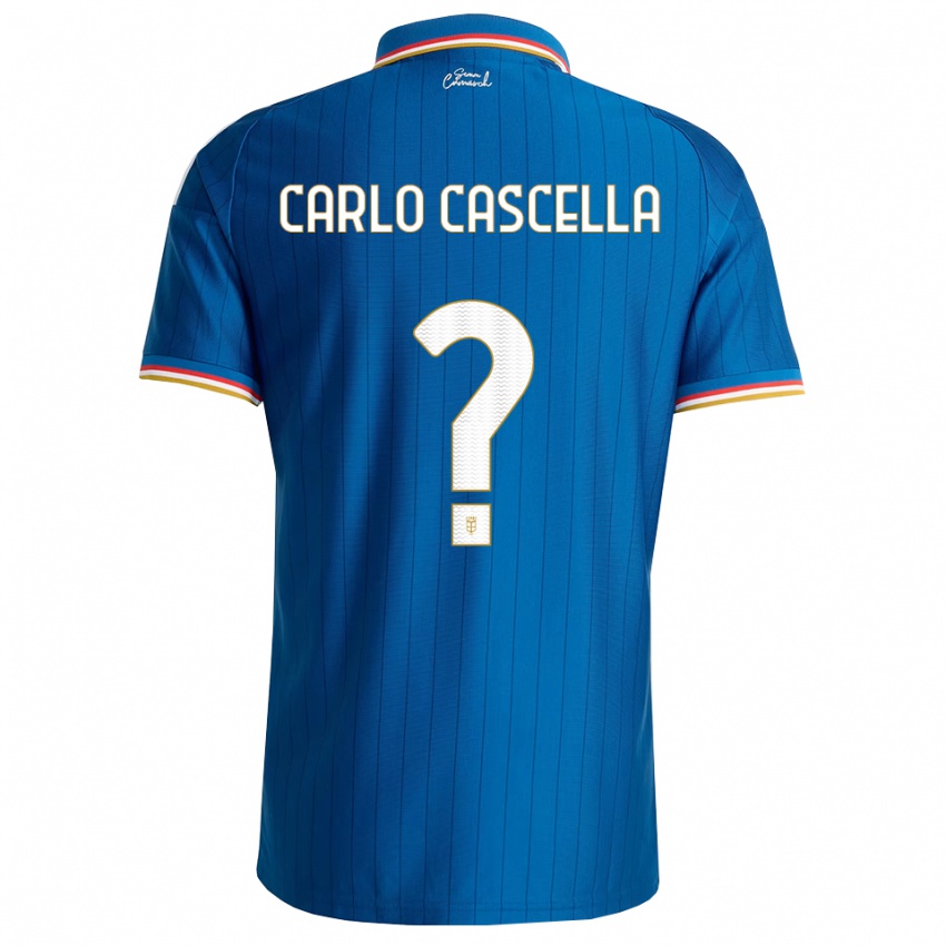 גברים William Carlo Cascella #0 כחול לבן אדום ג'רזי ביתית 2026/27 חולצה קצרה