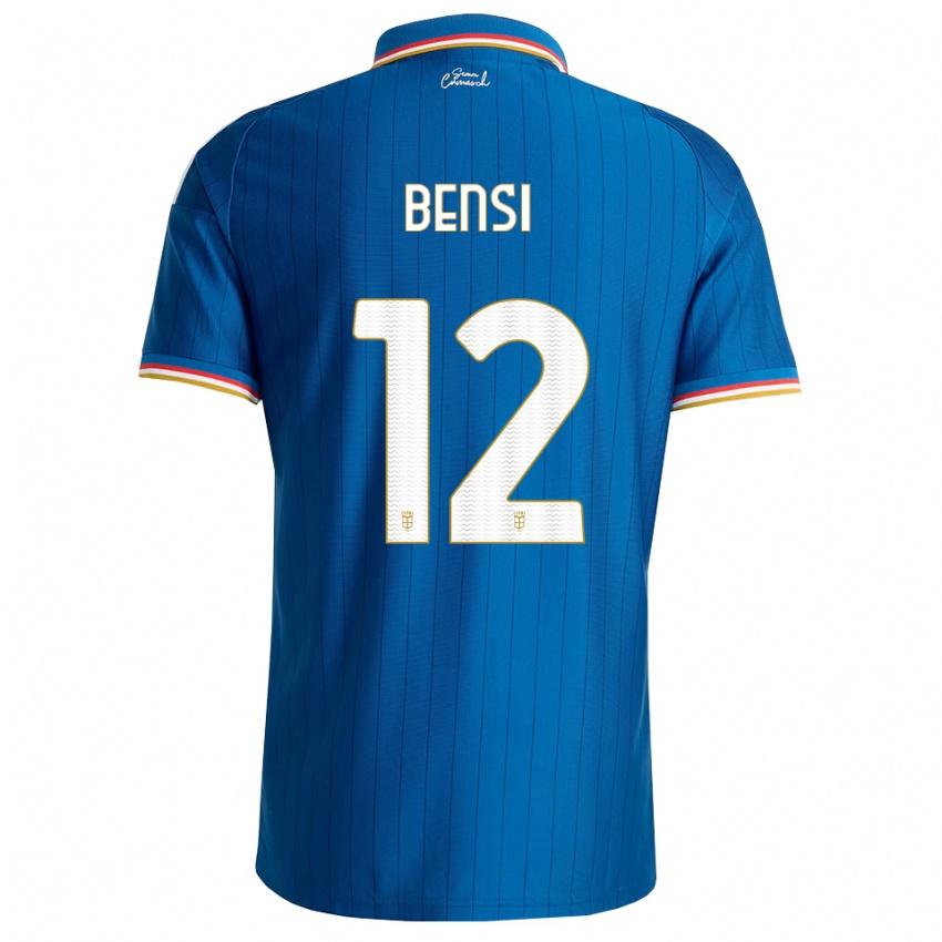 גברים Nicolò Bensi #12 כחול לבן אדום ג'רזי ביתית 2026/27 חולצה קצרה