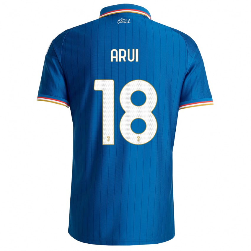 גברים Stefano Arui #18 כחול לבן אדום ג'רזי ביתית 2026/27 חולצה קצרה