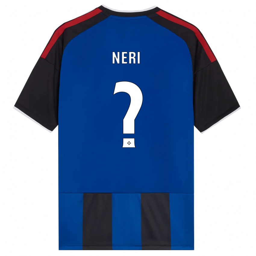 גברים Tommaso Neri #0 כחול שחור אדום לבן ג'רזי ביתית 2026/27 חולצה קצרה