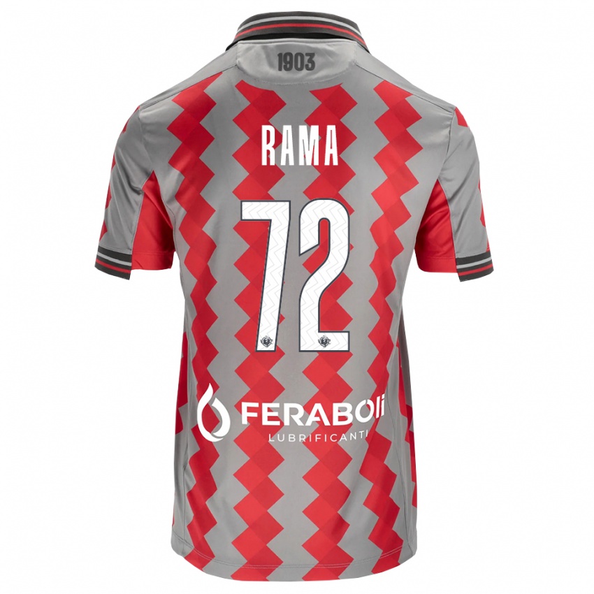 גברים Alex Rama #72 אפור אדום לבן ג'רזי ביתית 2026/27 חולצה קצרה