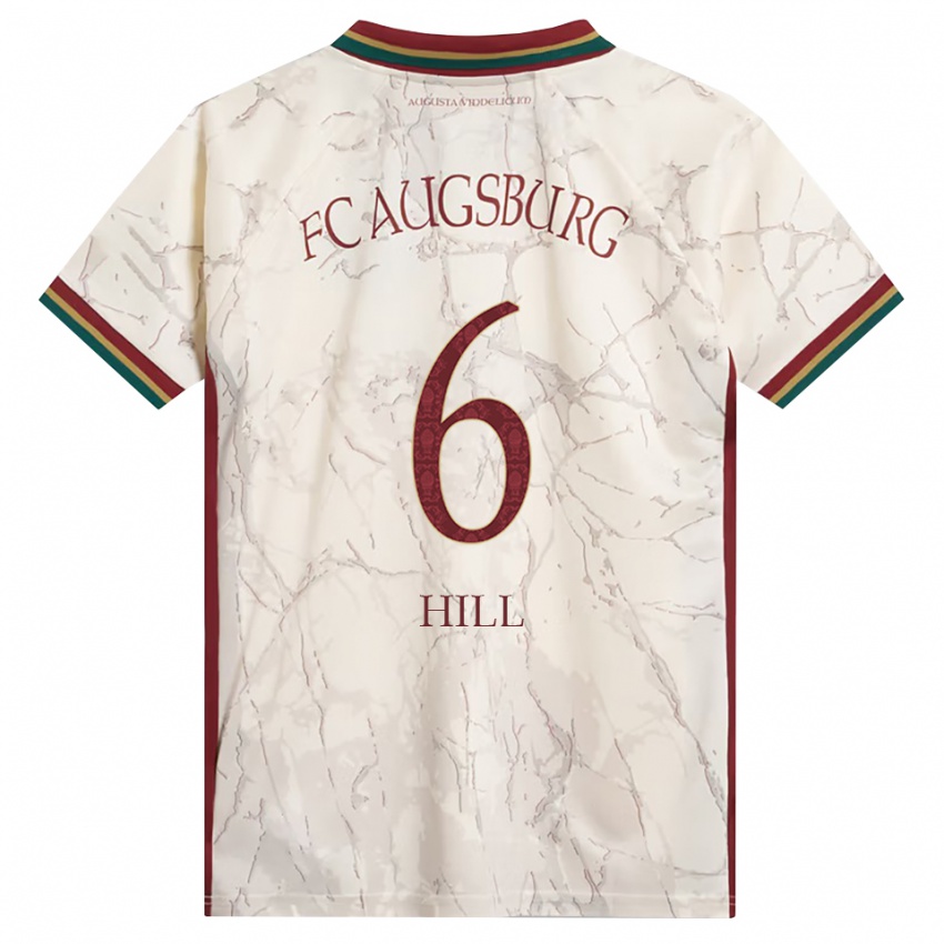 גברים Niklas Hill #6 ירוק אורז לבן בורדו ג'רזי ביתית 2026/27 חולצה קצרה