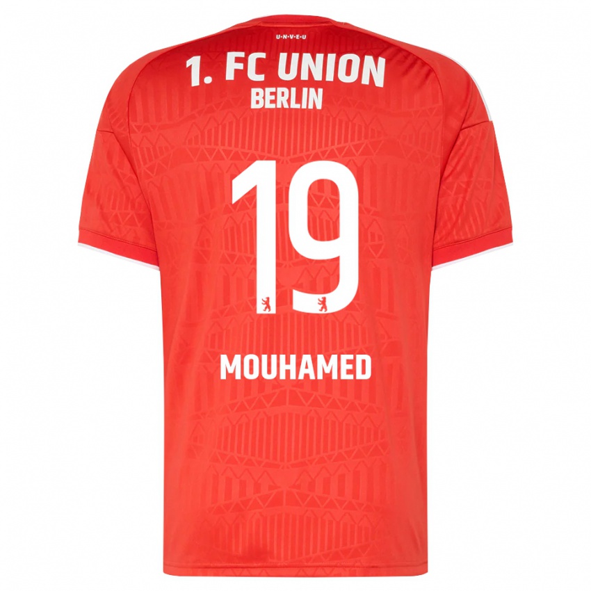 גברים Riyad Mouhamed #19 אדום לבן ג'רזי ביתית 2026/27 חולצה קצרה