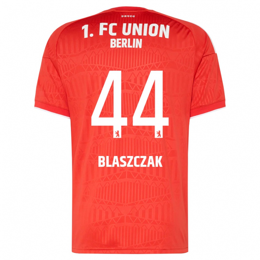 גברים Tim Blaszczak #44 אדום לבן ג'רזי ביתית 2026/27 חולצה קצרה