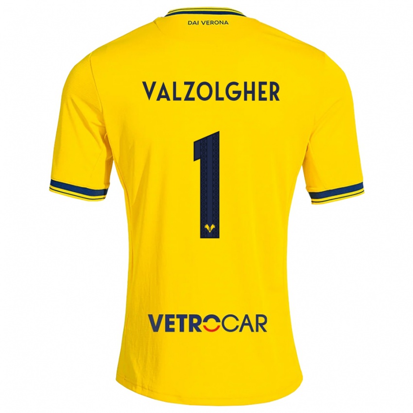 גברים קיארה ולצולגר #1 צהוב אדום הרחק ג'רזי 2026/27 חולצה קצרה