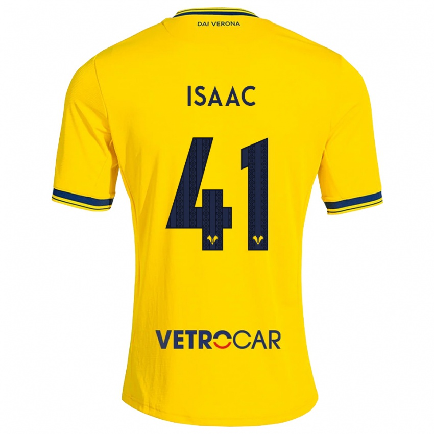 גברים Isaac #41 צהוב אדום הרחק ג'רזי 2026/27 חולצה קצרה