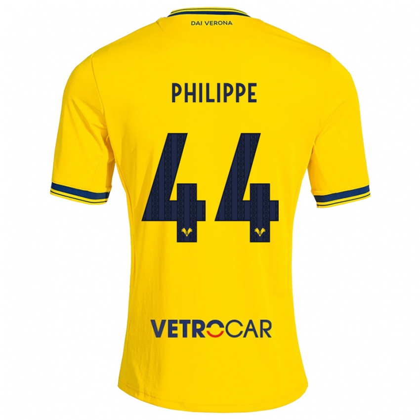 גברים Mathis Philippe #44 צהוב אדום הרחק ג'רזי 2026/27 חולצה קצרה