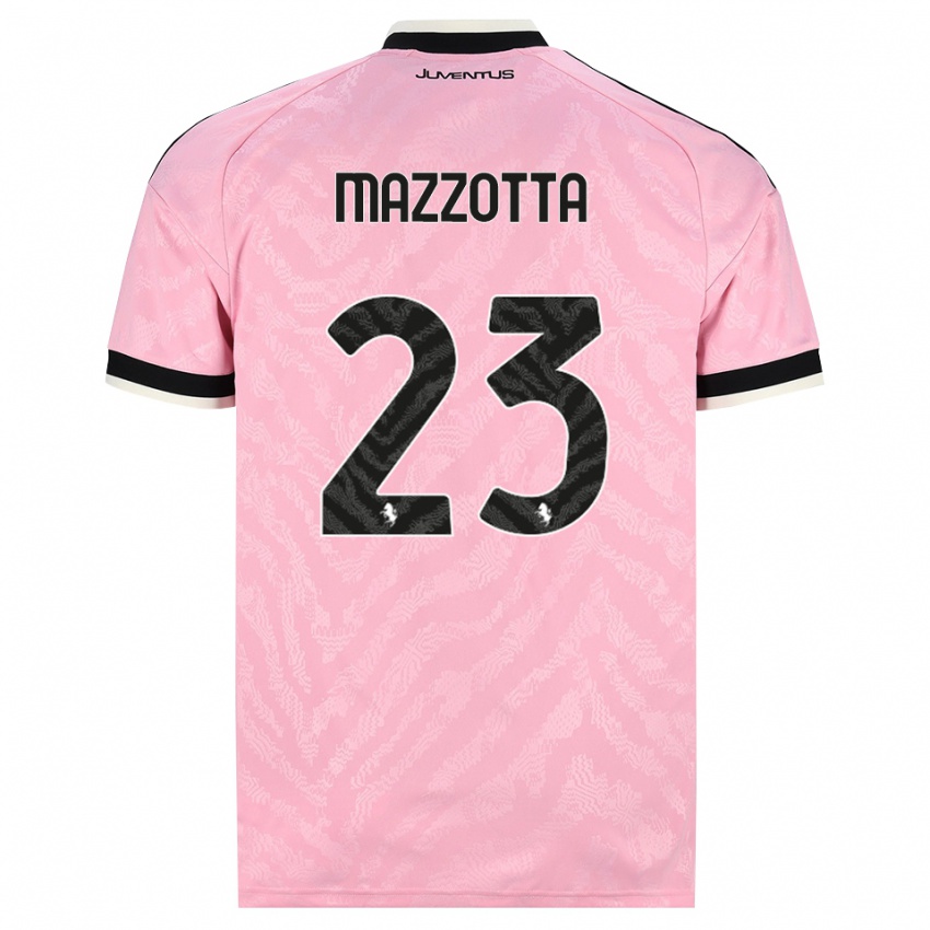גברים Raphael Mazzotta #23 ורוד שחור הרחק ג'רזי 2026/27 חולצה קצרה