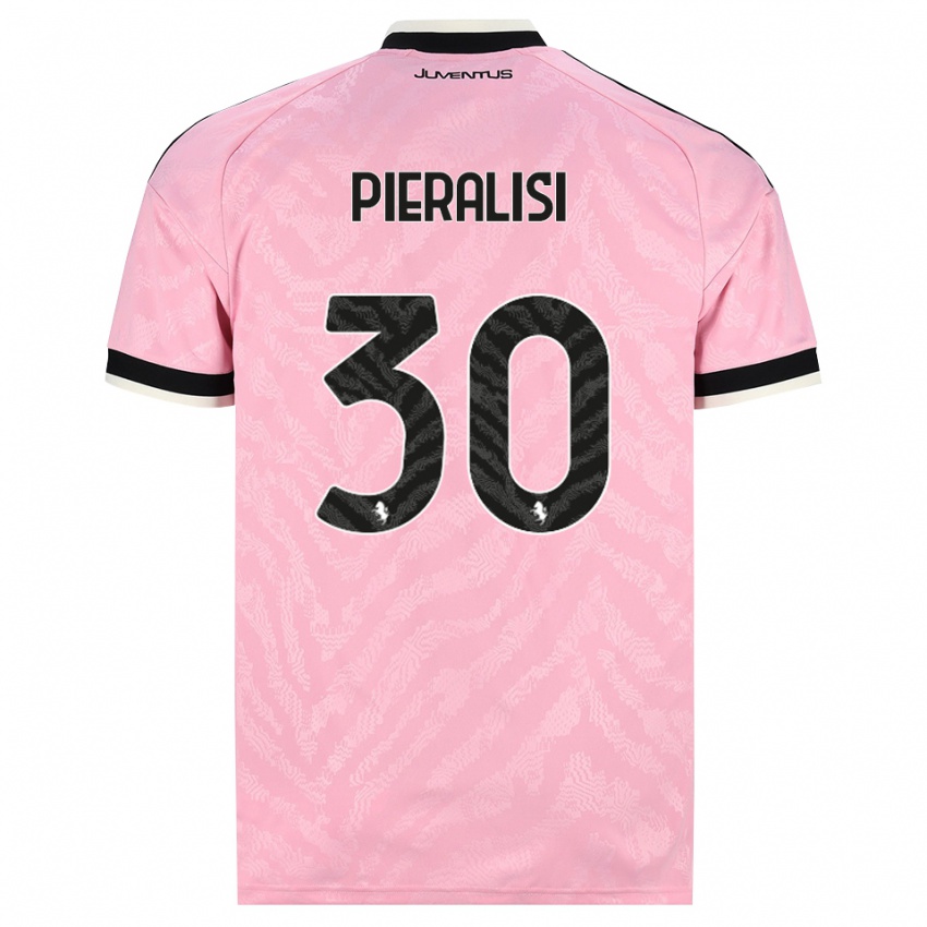גברים Tommaso Pieralisi #30 ורוד שחור הרחק ג'רזי 2026/27 חולצה קצרה