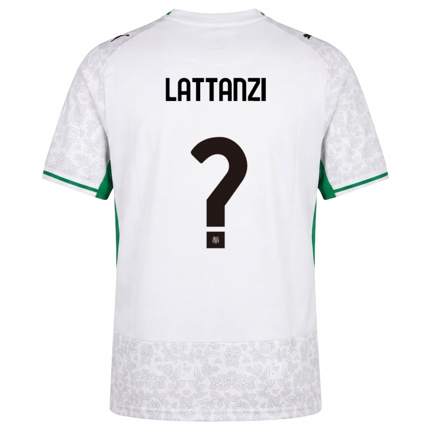 גברים Luca Lattanzi #0 לבן שחור ירוק הרחק ג'רזי 2026/27 חולצה קצרה