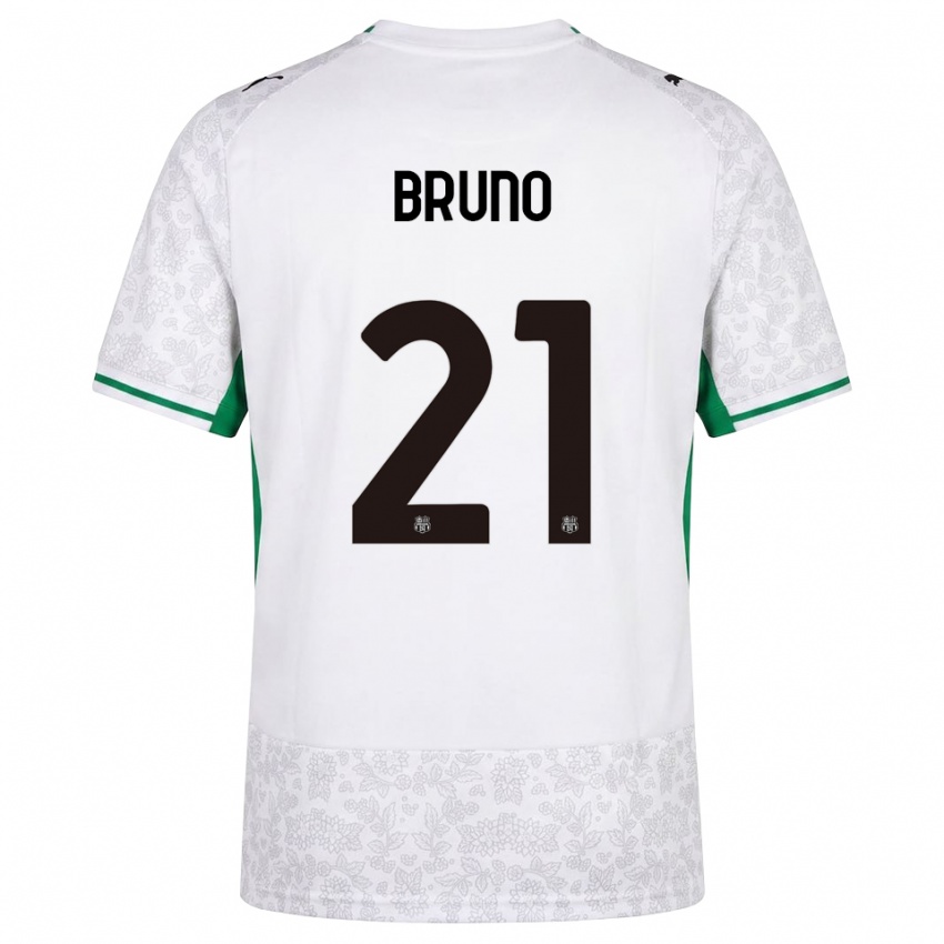 גברים Kevin Bruno #21 לבן שחור ירוק הרחק ג'רזי 2026/27 חולצה קצרה
