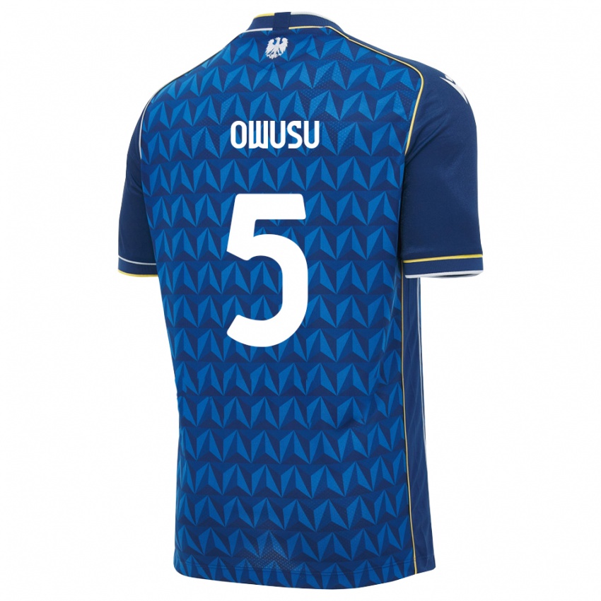 גברים Robert Owusu #5 כחול מלכותי כחול הרחק ג'רזי 2026/27 חולצה קצרה